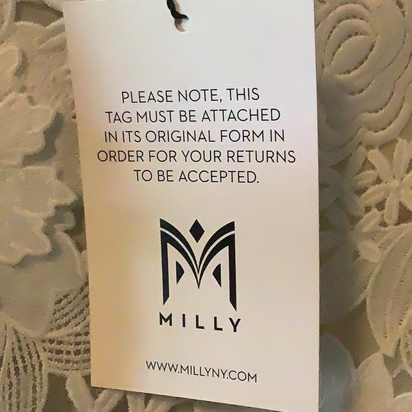 NWT Milly floral cut out top - Picture 5 of 8